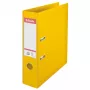 Esselte No.1 Lever Arch File PP, 30% pirmslietošanas pārstrādāta folija, A4, dzeltens