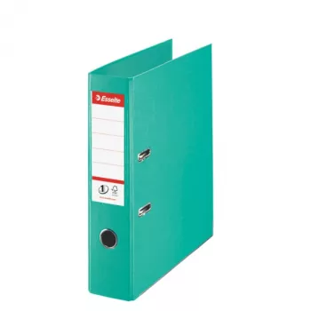 Esselte No.1 Lever Arch File PP, 30% pirmslietošanas pārstrādāta folija, A4, Zaļš