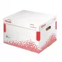 Esselte arhivēšanas konteiners Speedbox FSC® LAF, sarkans, balts, 500 g, 334 x 392 x 301 mm