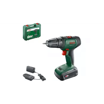 Bosch UniversalDrill 18V Bezatslēgas Patronas Urbja Skrūvgriezis 1450 RPM 1.2 kg Melns, Zaļš