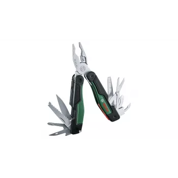 Bosch 1 600 A02 Z98 Daudzfunkciju knaibles ar 16 instrumentiem, kabatas izmērs, melns/zaļš