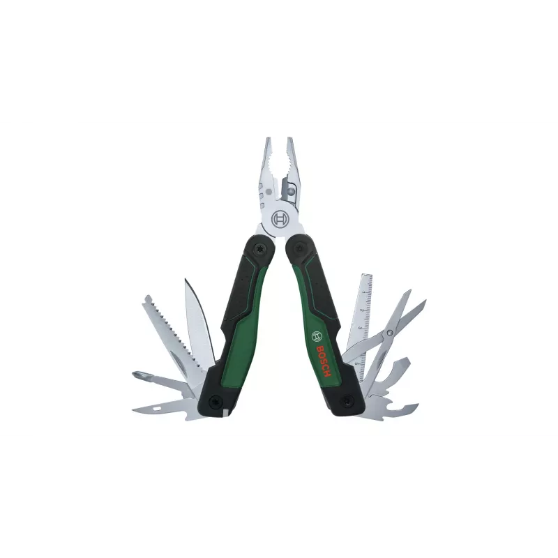 Bosch 1 600 A02 Z98 Daudzfunkciju knaibles ar 16 instrumentiem, kabatas izmērs, melns/zaļš