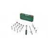 Bosch 1600A02Z9F 1/2 in galatslēgas uzgaļu komplekts ar sprūdratu, 25 gab., zaļš