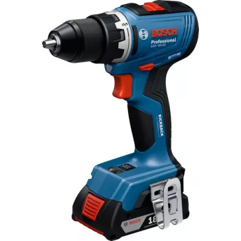 Bosch GSR 18V-65 Professional bezvadu urbjskrūvgriezis 2100 RPM 1.06 kg Melns, Zils