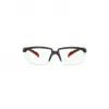 3M S2001SGAF-RED aizsargbrilles, plastmasa, pelēka/sarkana