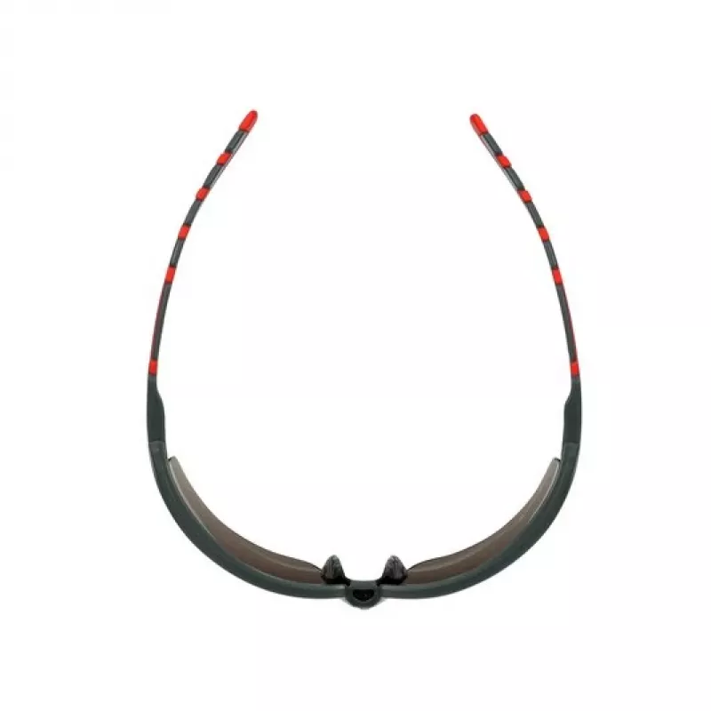 Aizsargbrilles 3M S2002SGAF-RED, plastmasa, pelēka/sarkana