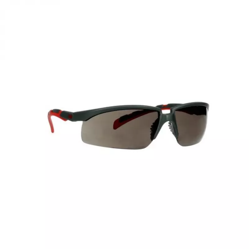 Aizsargbrilles 3M S2002SGAF-RED, plastmasa, pelēka/sarkana