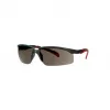Aizsargbrilles 3M S2002SGAF-RED, plastmasa, pelēka/sarkana