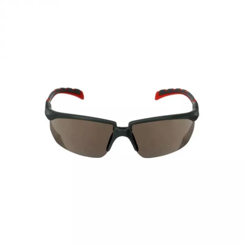 Aizsargbrilles 3M S2002SGAF-RED, plastmasa, pelēka/sarkana