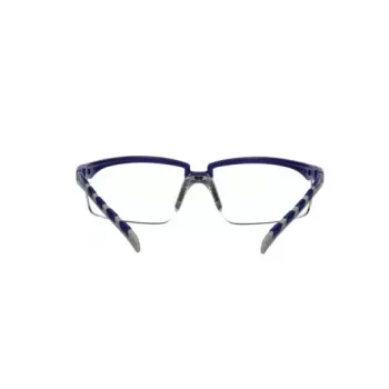 3M S2001ASP-BLU drošības brilles ar regulējamiem deniņiem, zilas/pelēkas