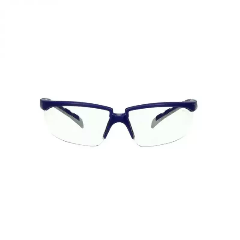 3M S2001ASP-BLU drošības brilles ar regulējamiem deniņiem, zilas/pelēkas