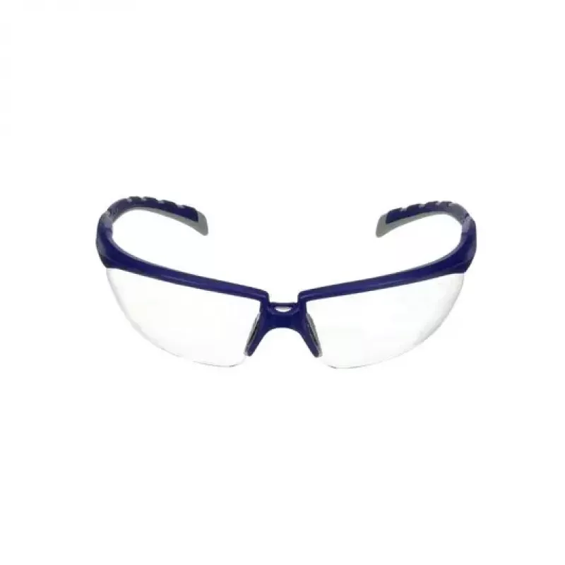 3M S2001ASP-BLU drošības brilles ar regulējamiem deniņiem, zilas/pelēkas