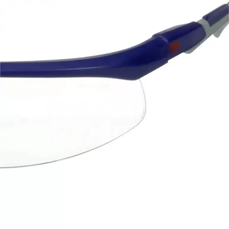 3M S2001ASP-BLU drošības brilles ar regulējamiem deniņiem, zilas/pelēkas