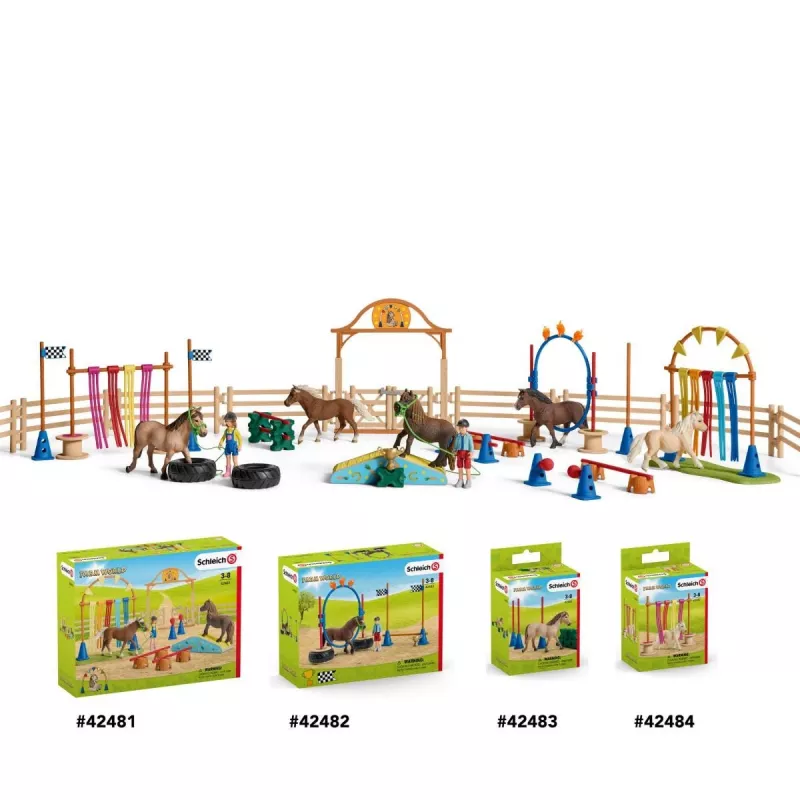 Schleich Pony Agility Training komplekts
