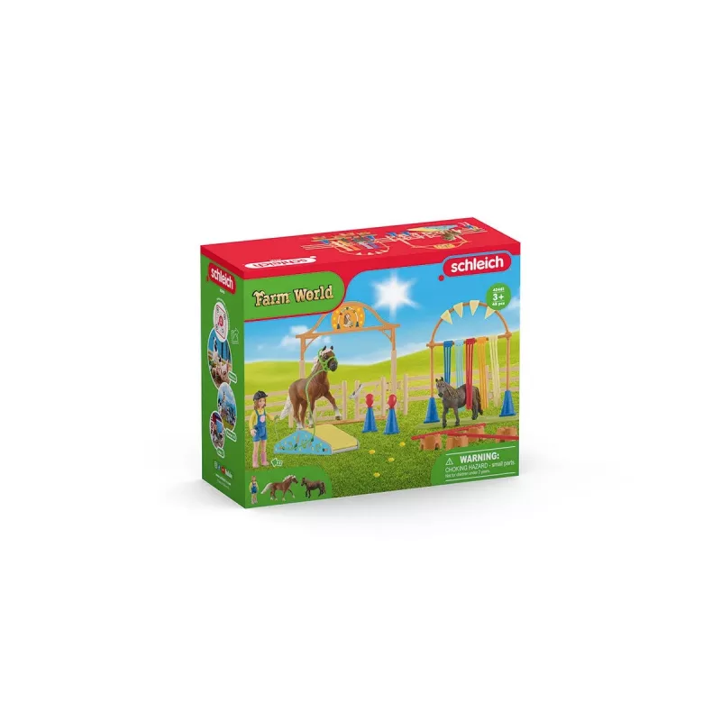 Schleich Pony Agility Training komplekts