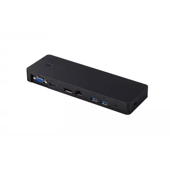 Fujitsu S26391-F1667-L100 USB Type-C dokstacija / portreplikators, melns