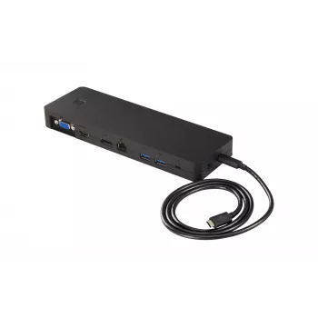 Fujitsu S26391-F1667-L100 USB Type-C dokstacija / portreplikators, melns