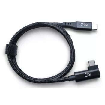 Ochno 70 cm balts USB-C leņķa kabelis, 0.7 m, USB C, USB C, USB 3.2 Gen 2 (3.1 Gen 2), 10 Gbit/s