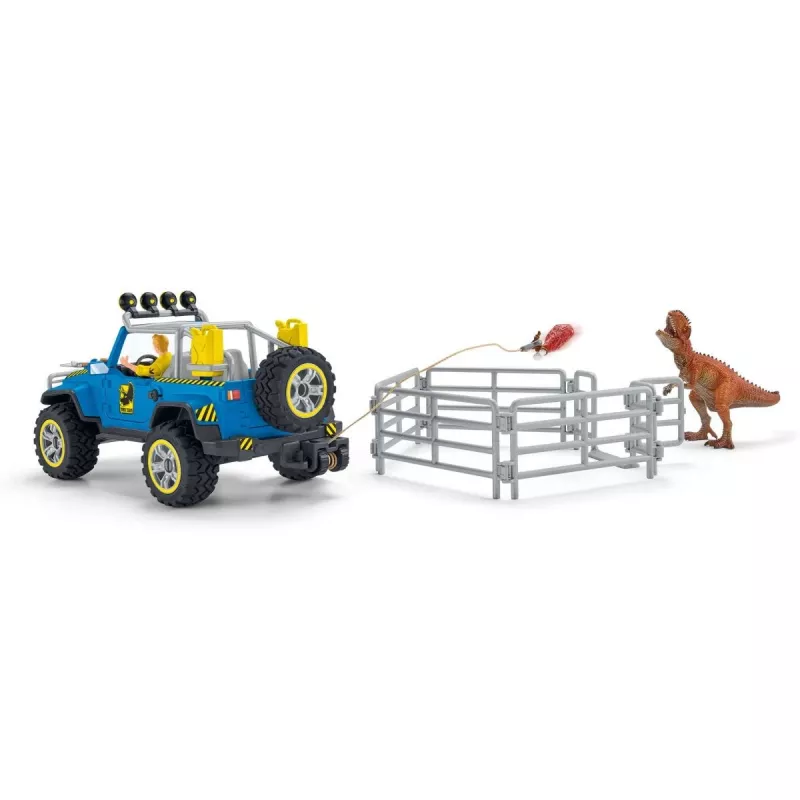 schleich Dinozauri Bezceļu transportlīdzeklis ar dinozauru posteni