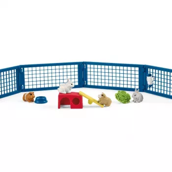 Trušu un jūrascūciņu būris Schleich FARM WORLD 42500