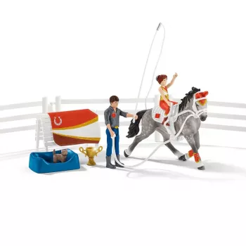 Schleich HORSE CLUB Mia's vaulting riding set rotaļlietu komplekts
