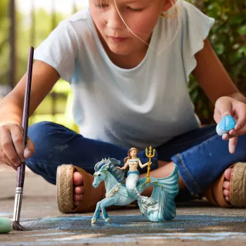 Schleich BAYALA Nāriņa Eyela uz zemūdens zirga