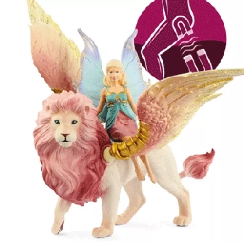 Schleich BAYALA Feja Lidojumā uz Spārnotā Lauvēna