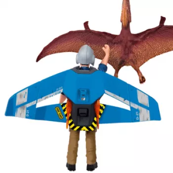Schleich Dinosaurs Jetpack Chase rotaļu komplekts
