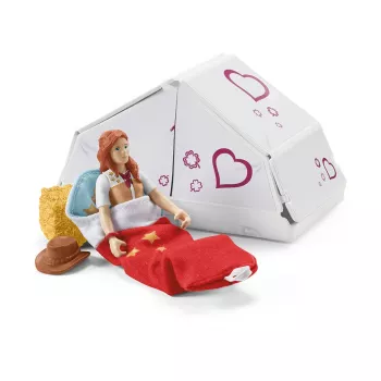 schleich HORSE CLUB Zirgu piedzīvojumi ar auto un piekabi, Darbība/Piedzīvojumi, Kempings, Zirgi, 5 gadi, Daudzkrāsains, Plastmasa