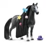 Schleich Horse Club Sofia’s Beauties Quarter Horse Mare Black - Melna kvartārzirga figūriņa ar ķemmējamām krēpēm un asti