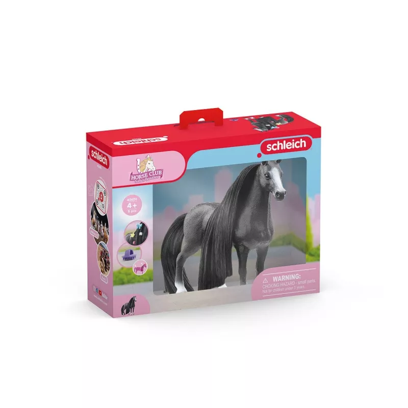 Schleich Horse Club Sofia’s Beauties Quarter Horse Mare Black - Melna kvartārzirga figūriņa ar ķemmējamām krēpēm un asti
