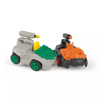 Schleich 42671 Jungle CrashMobile ar Mini Radījumu Daudzkrāsains