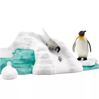Schleich Pingvīnu ģimenes rotaļu figūriņas daudzkrāsainas 42661