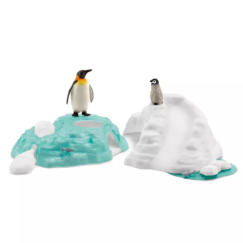 Schleich Pingvīnu ģimenes rotaļu figūriņas daudzkrāsainas 42661