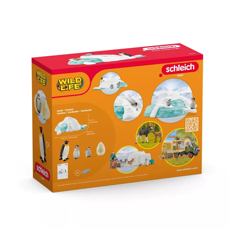 Schleich Pingvīnu ģimenes rotaļu figūriņas daudzkrāsainas 42661