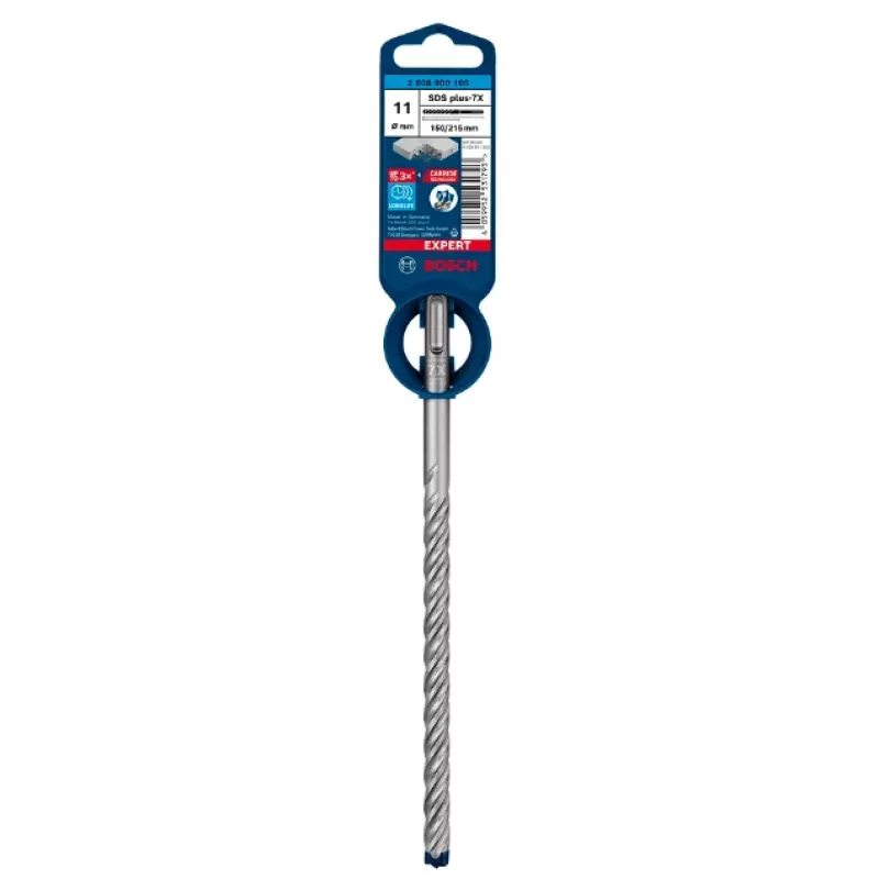 Urbja uzgalis betonam Bosch Expert SDS plus-7X 1,1 cm