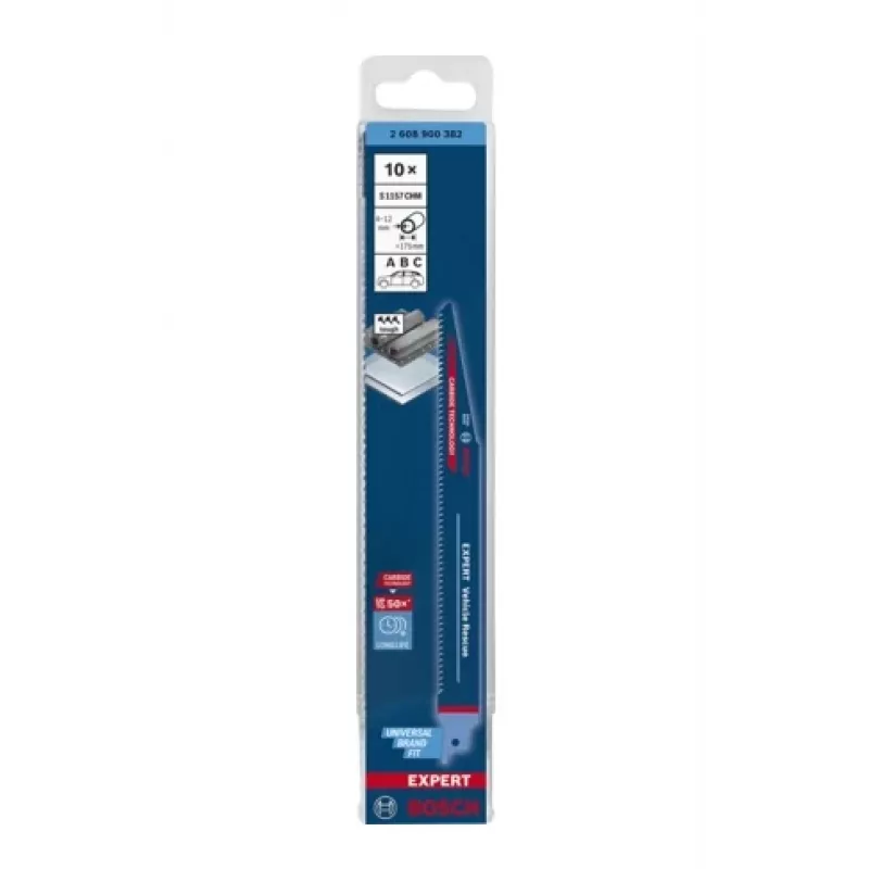 Bosch 2 608 900 382 zāģa asmens glābšanas darbiem ar karbīda galu 10 gab.