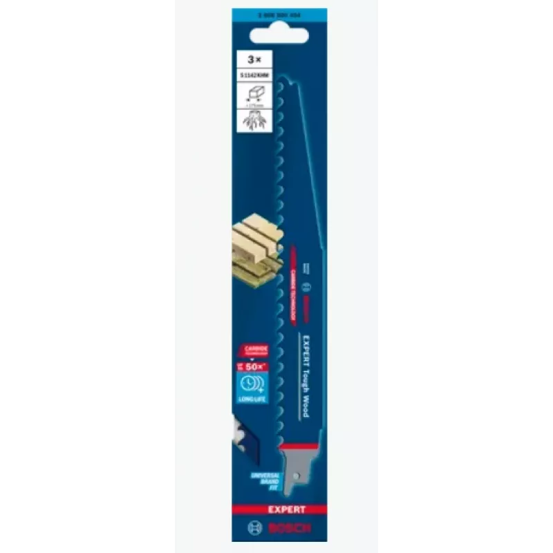 Bosch Expert 2 608 900 404 zāģa asmens metālam/kokam Carbide 3 gab.