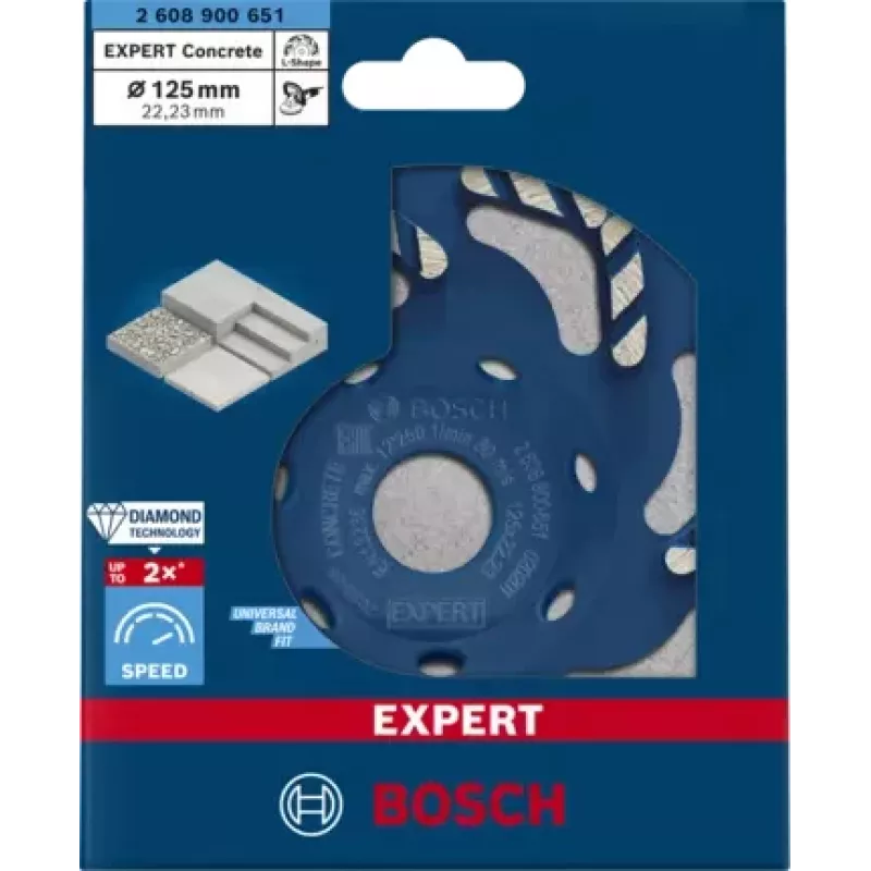 Bosch 2 608 900 651 slīpēšanas galva betonam