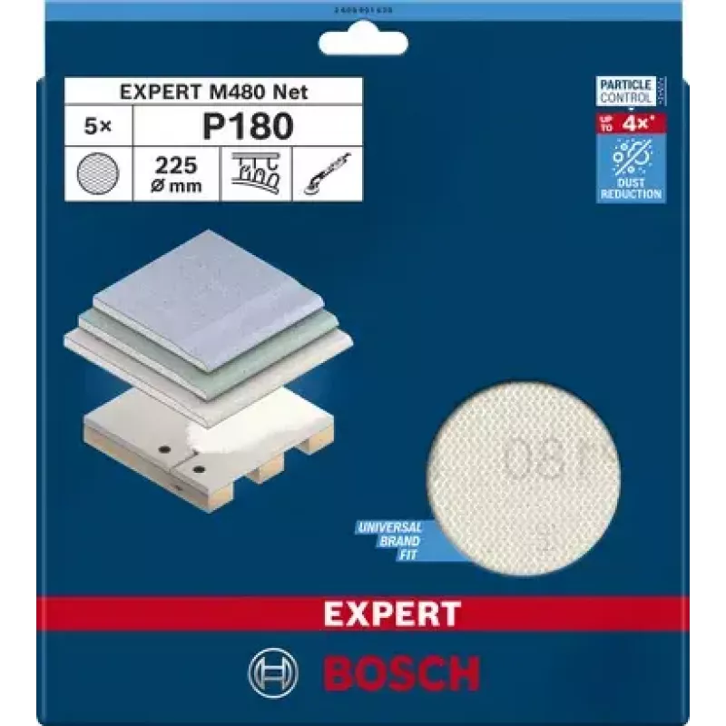 Slīpēšanas tīkls Bosch Expert M480 5 gab. 2608901638