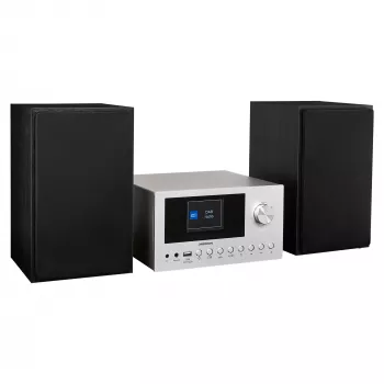 MEDION LIFE P85003 Mājas audio mikro sistēma 30 W Melns, Sudrabs