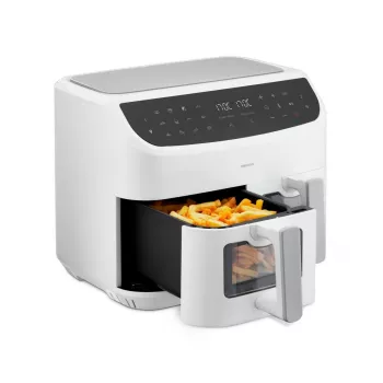 MEDION LIFE P20 Double 8.7 L 2600 W Baltā karstā gaisa fritētava