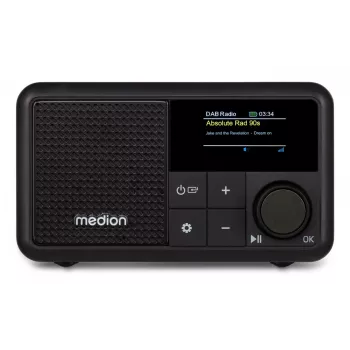 MEDION LIFE S66822 Pārnēsājams digitālais radio, melns