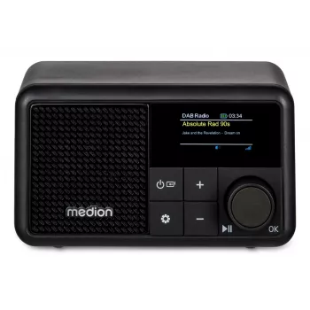 MEDION LIFE S66822 Pārnēsājams digitālais radio, melns