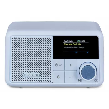 MEDION LIFE S66822 Pārnēsājams digitālais radio Aqua krāsā