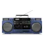 MEDION LIFE P66538 20 W Zila kompakta audio sistēma — 20 W RMS, 2-virzienu skaļruņi, DAB+/PLL, Bluetooth 10 m, priekšējā diska ielāde
