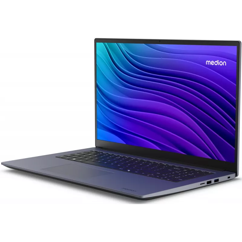 MEDION Avantum 17 E1e MD600001 klēpjdators, Intel® N N100, 43.9 cm (17.3 collu) Full HD, 4 GB DDR4, 128 GB Flash, Wi-Fi 6, Windows 11 Home S režīmā, pelēks