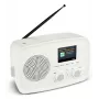 Personālais radio MEDION MD89288 — DAB+ / FM, 5 W RMS, TFT 2,4 collas (6,1 cm), balts, 100–240 V