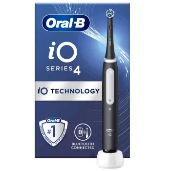 Oral-B iO 4 Pieaugušo rotējoša zobu birste Melna