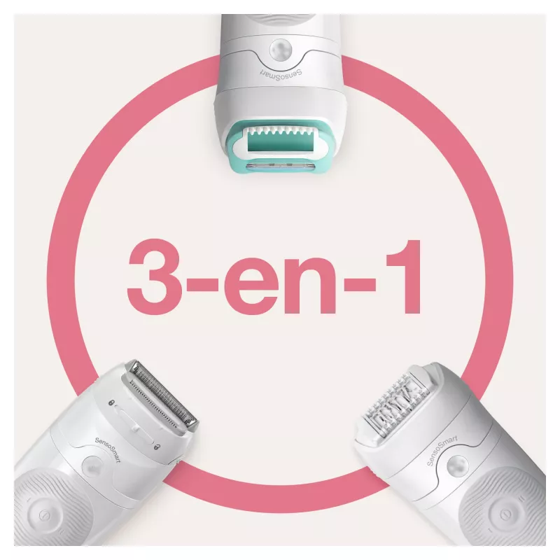 Braun Silk-épil 5 81770430 epilators ar 28 pincetēm Balts